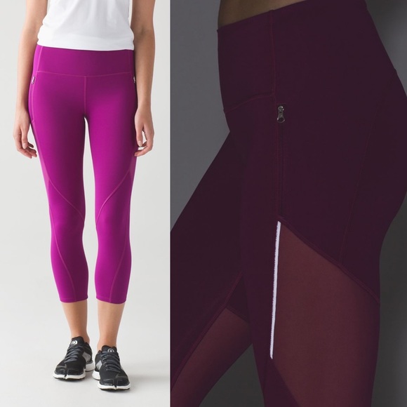 lululemon | Rush Hour 21" Crop Deep Fuschia 4 - Picture 10 of 10